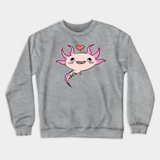 Friendly Axolotl Crewneck Sweatshirt